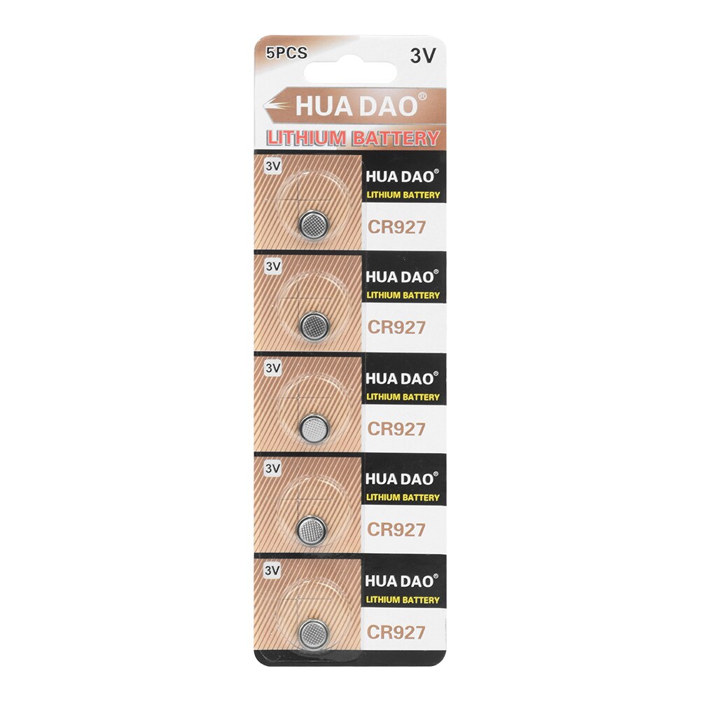 5Pcs CR927 Lithium Batteries 3V Coin Cells 927 DL927 BR927 ECR927 5011LC KCR927 LM927 Button Battery for Watch Clock Calculator