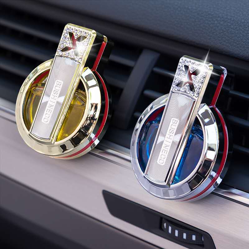 car Air Conditioner Perfume Clip Car Perfume Holder air fresh with Diamond 4 Fragrances car accessories for girls