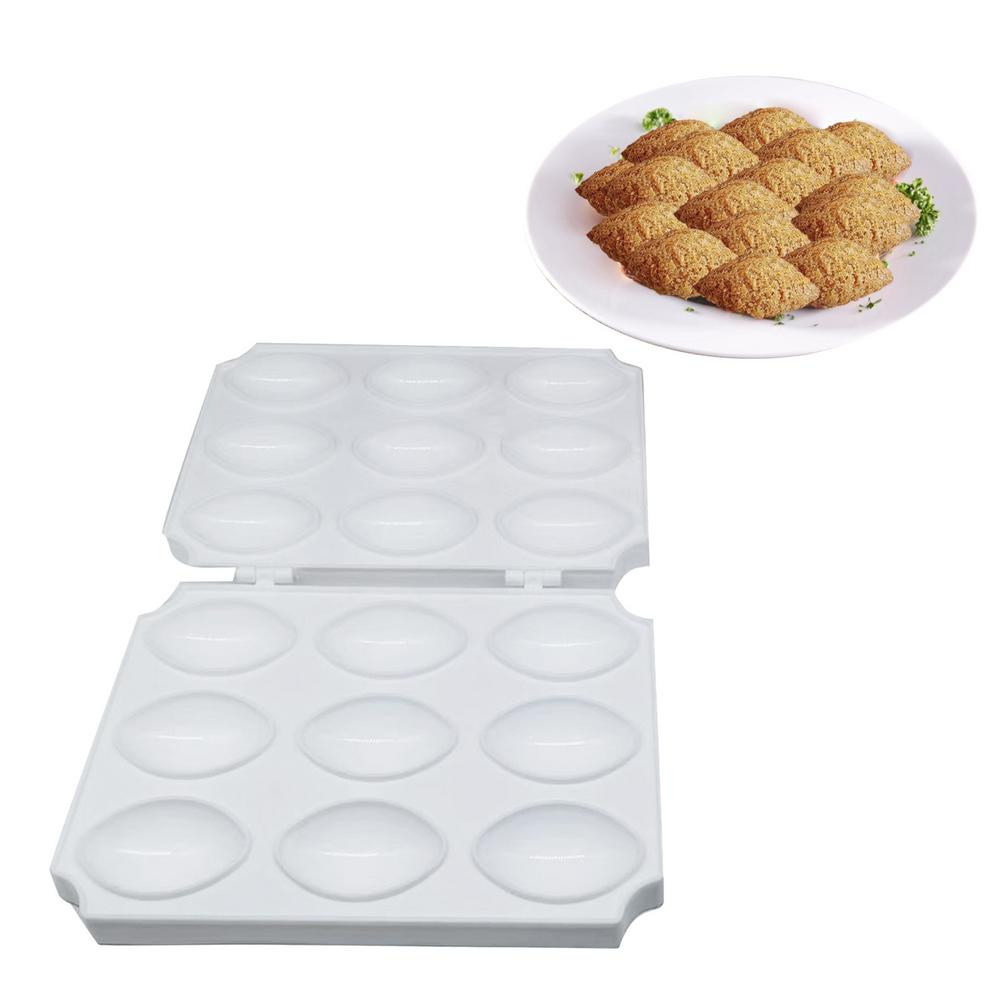 3/9 Grids Meatball Maker Manual Kibbeh Meatloaf Mold Maker Press Minced Meat Processor Cake Desserts Kitchen Tools Home Meat Pie: B