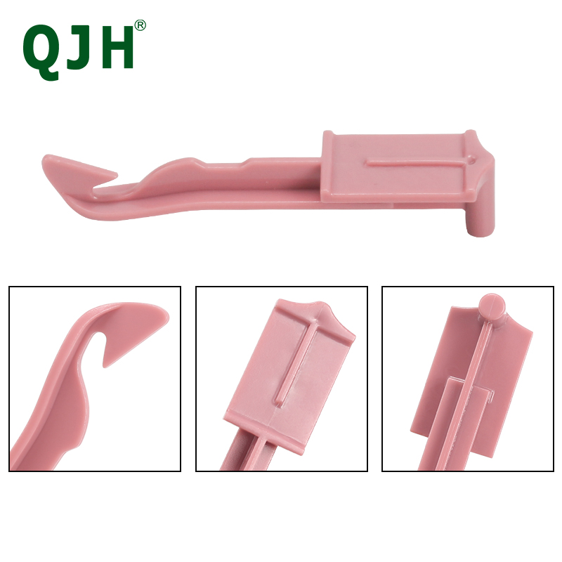 QJH 10Stck betroffen Maschine Teile Für 22/40/48 Nadel betroffen Maschine Teile verrotten Weiß Haken, häkeln Gewinde für betroffen Häkeln