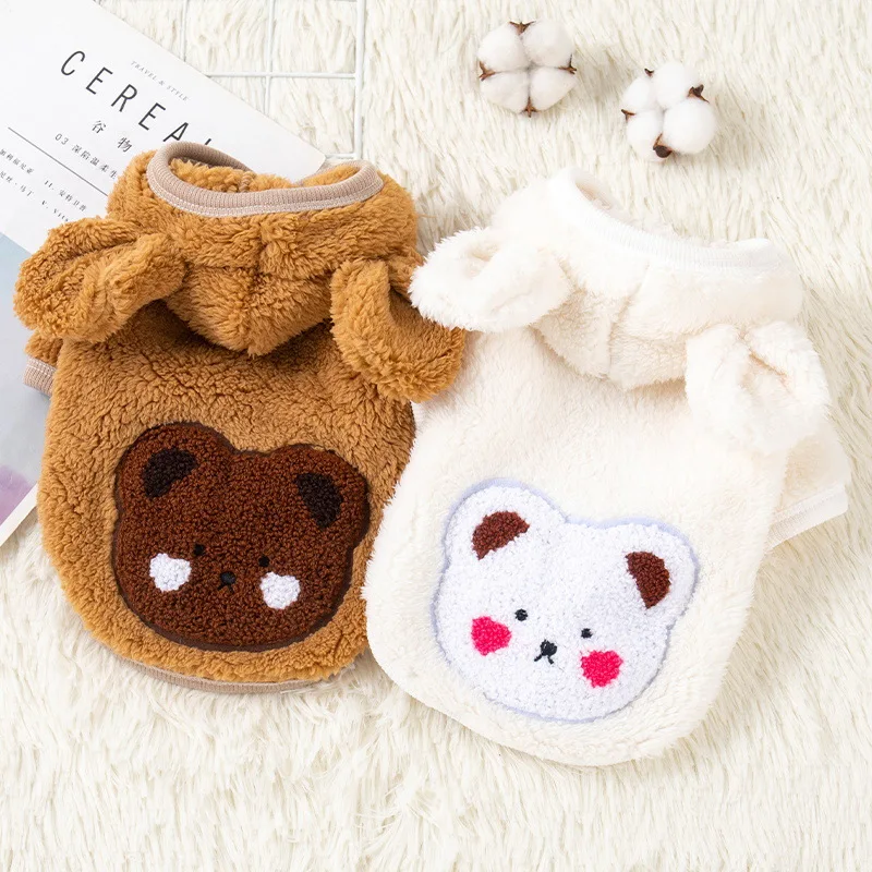 Dog clothes autumn and winter keep warm than bear teddy Yorkshire Pomeranian cat cute small puppy bear clothes