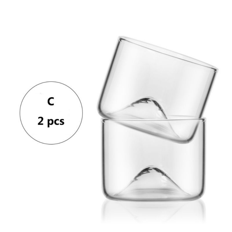 4oz små fjelliske irske whiskyglass sett gammeldags glass med trebase unik til whisky bourbon skotsk elsker