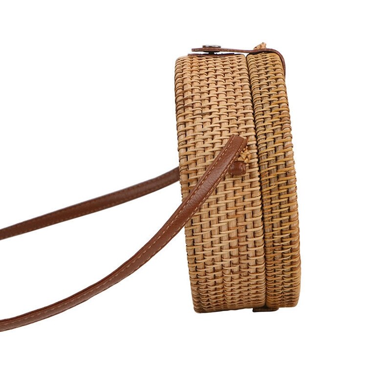 Auau-vrouw rotan gebreide tas stro tas schoudertas