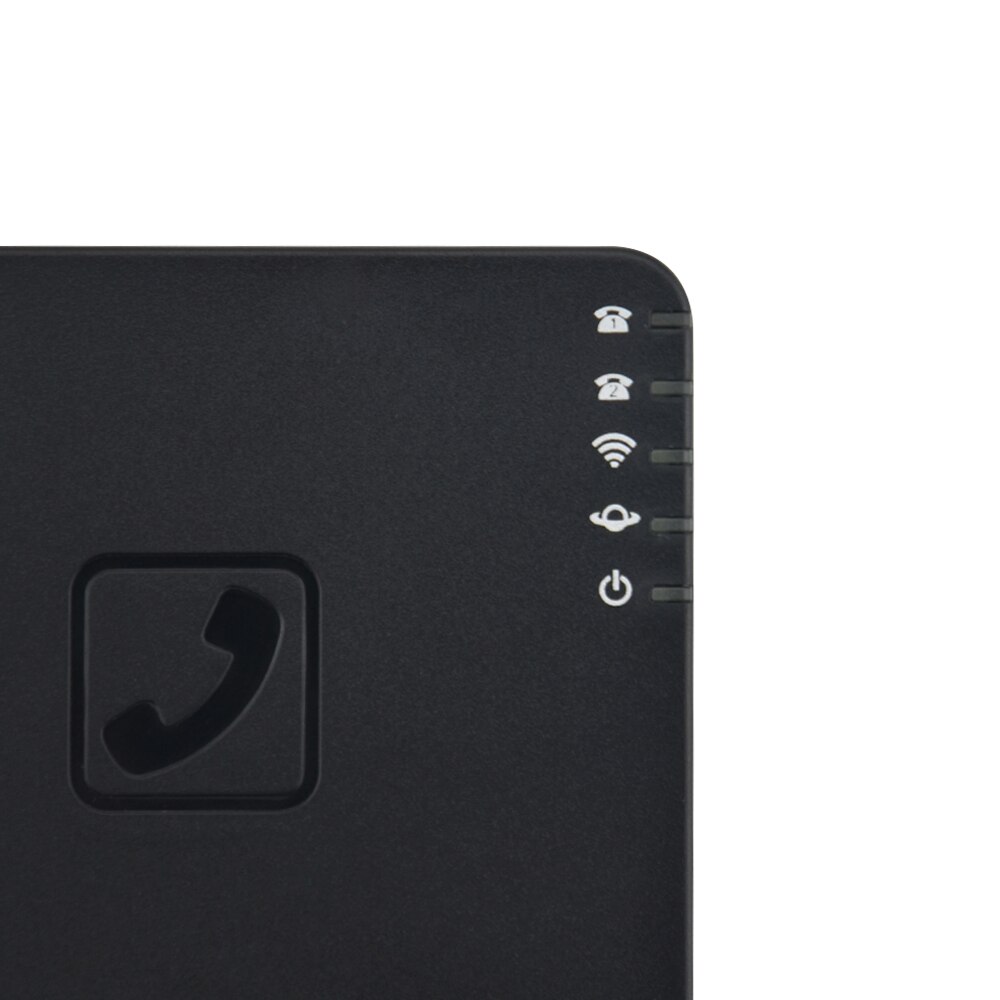 VoIP-Router inalámbrico GT202, dispositivo con 2 puertos de Voz sobre IP, ATA,