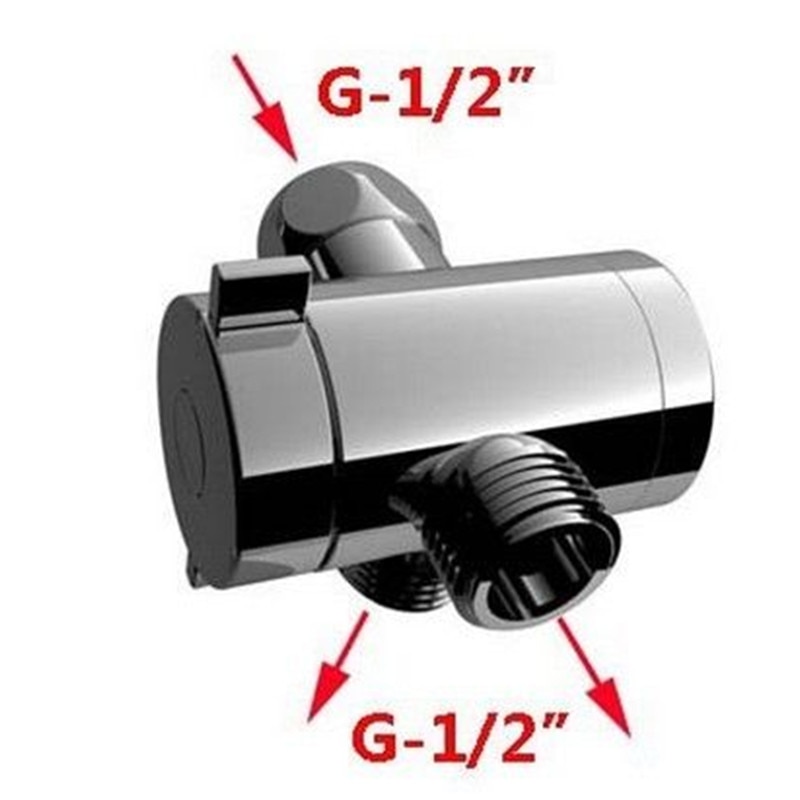 Smesiteli Vulventielen 3 Manier Douchekop Omschakelklep-G1/2 "Drie Functie Schakelaar Adapter Valve voor wc Bidet Onderdelen