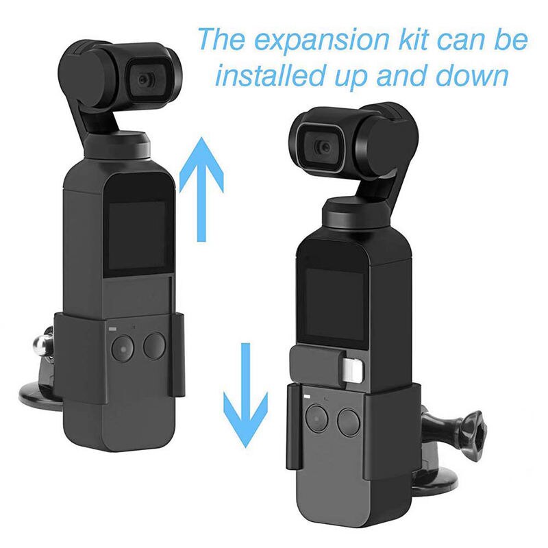 Extention Clip Fixed Adapter 1/4 inch Hole Stick Tripod Mount For Osmo Pocket Handheld Gimba