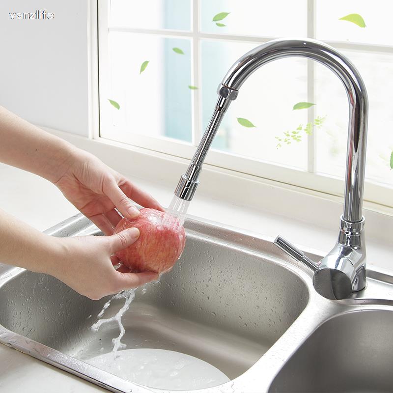 vanzlife Uitbreidingskraan voor thuis koperen watermond verlenging splash hoofdtooi bloem is aspersed filtermondstuk mondwater nijlpaard