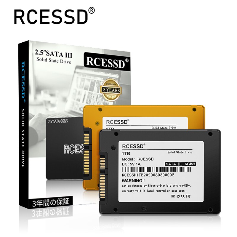 Rce ssd hårddisk 1 tb intern solid state 120gb 240gb 500 gb 1tb ssd-enhet för laptop interna hårddiskar stationär dator
