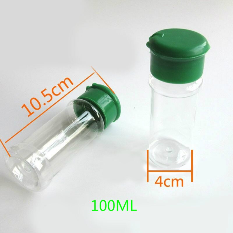 Bote de plástico para sal, pimienta, aceite vinagre, vinagrera, botella transparente, accesorios de cocina, botella de condimento, 1 Uds., 100ml/150ml