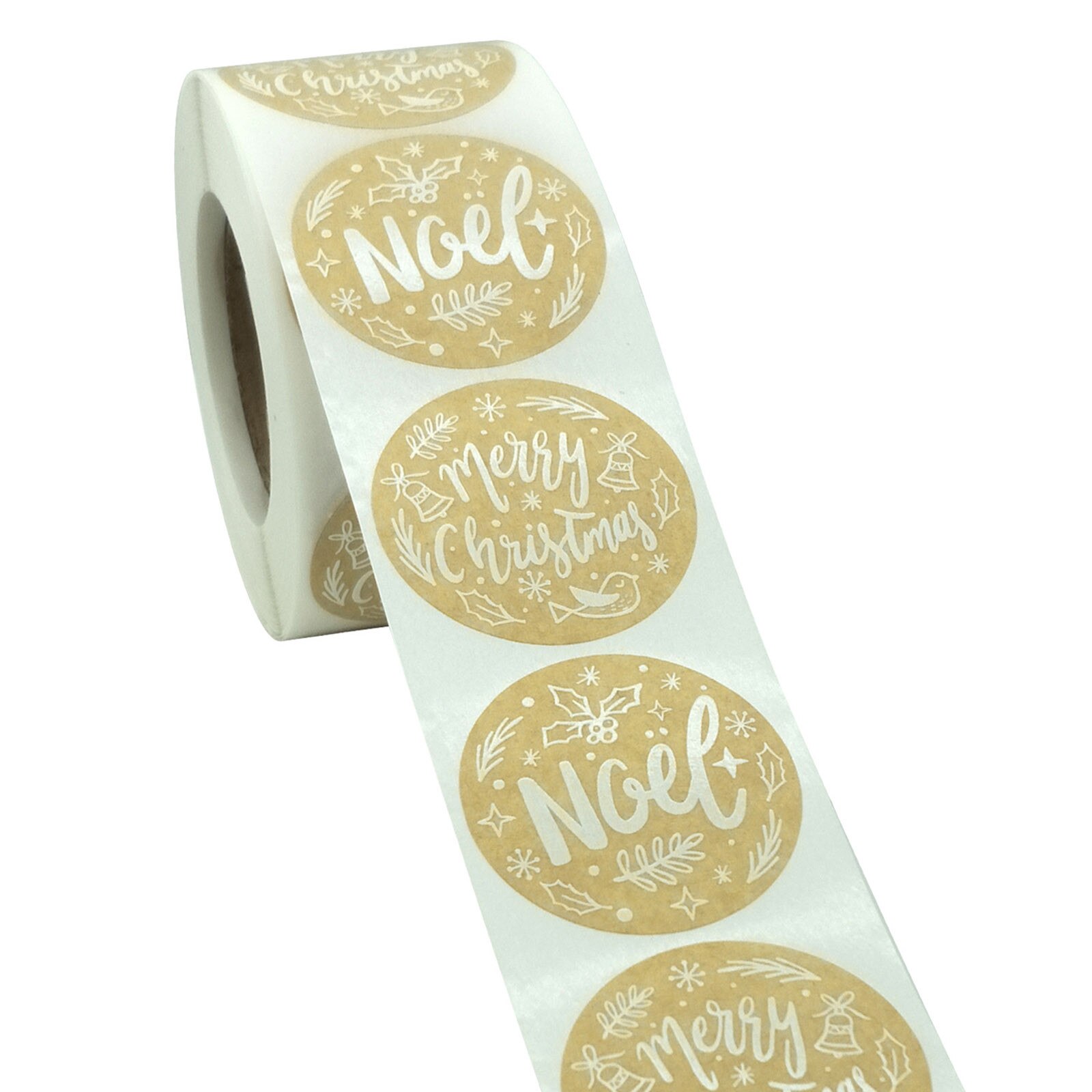 500 Sheets/Roll Roll Pack Sticker Party Wedding Decorating Sticker for Candy Bag Box Packing Bag Adhesive Lable: N