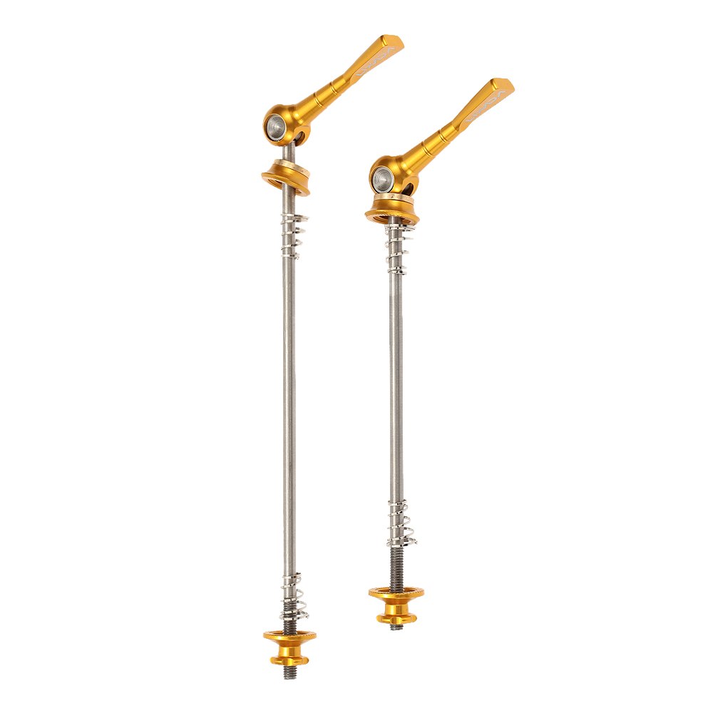 Lixada 2Pcs/lot Ultralight Bicycle Skewers Quick Release Titanium Axle QR Skewer Mountain Road Bike MTB Wheel Hub Skewers
