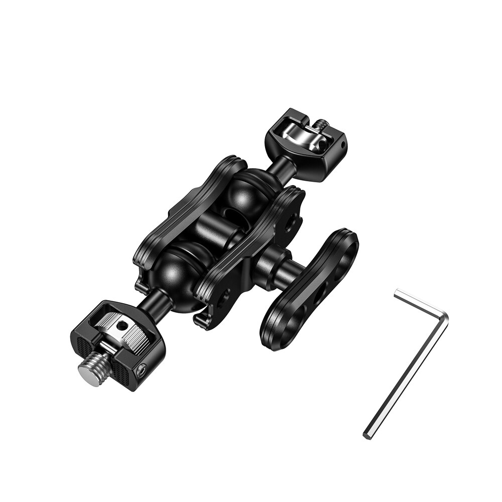 SmallRig DSLR Kamera Magie Arm mit Doppel Ballheads (1/4 "& 3/8" Schrauben) einstellbare 360 grad Ball Kopf Monitor Halter 2212