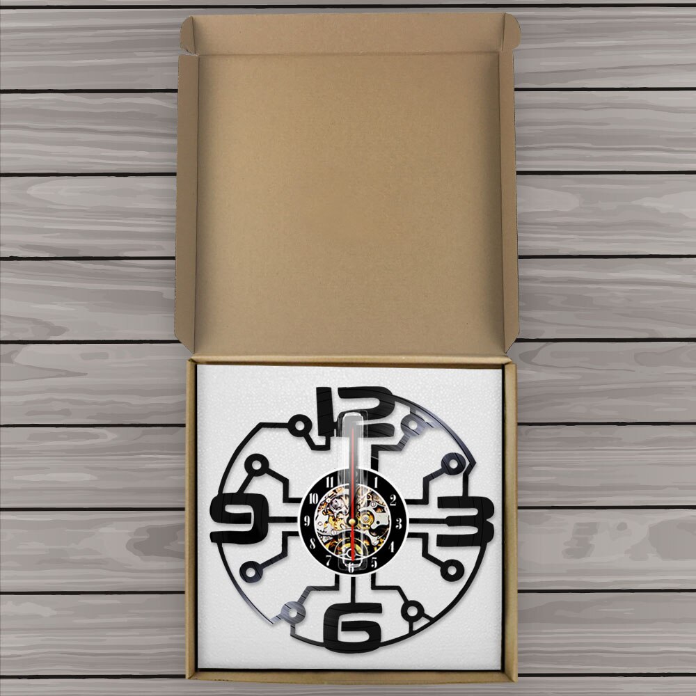 Kreative Wanduhr Moderne Techno Vinyl Aufzeichnungen Retro Kunst Uhr 3D Wanduhren Vintage Wohnkultur Einzigartige Idee