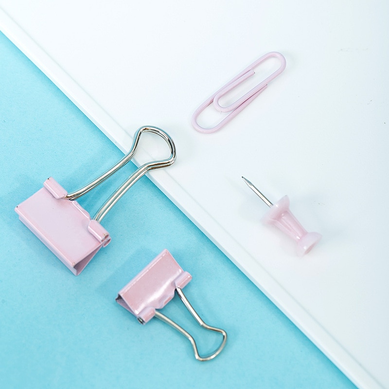 Multi-function Binder Clip Set Light Pink Photo Cr... – Grandado