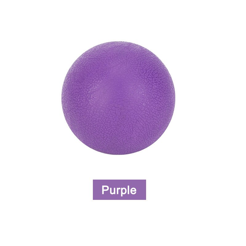 Myopascial bola massagem fitness exercício tpe aliviar a dor terapia yoga ginásio esporte músculo fisioterapia massageador anti stress bola: ROXO