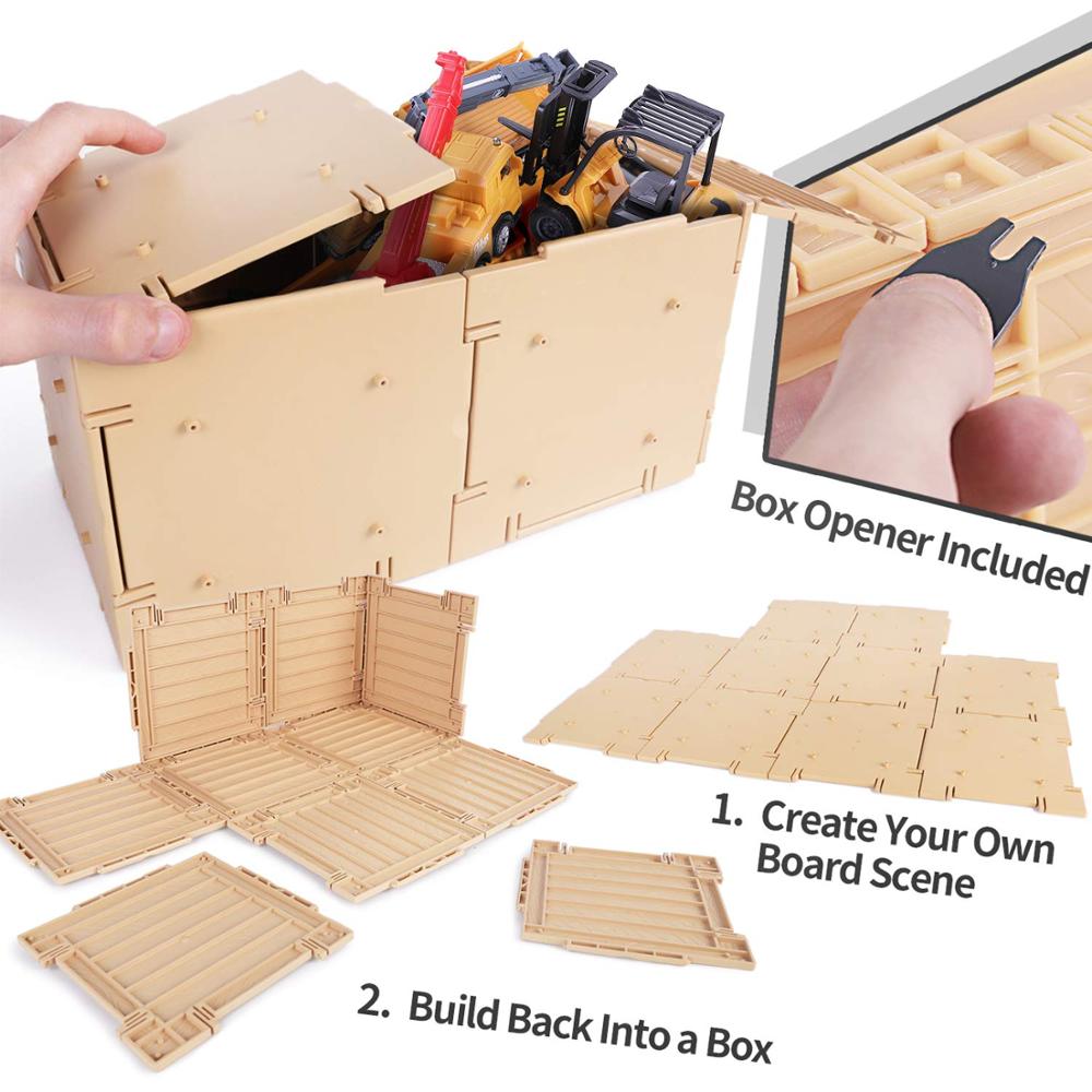 IPlay, iLearn Camion Giocattolo impostato, costruzione di Trasporto Merci Veicoli Giochi per Bambini Regali per 3 4 5 6 Anni di Età Dei Ragazzi Bambini