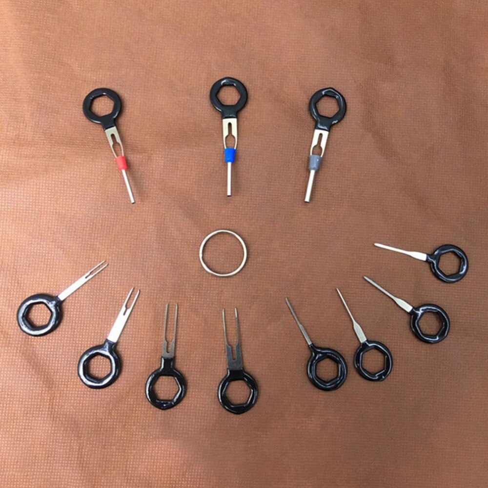 Extracteur extracteur goupille de dégagement outils de réparation | Kit d'outils de dépose de bornes de voiture, connecteur de câblage à sertir de harnais, outils de réparation à 11/8-3 pièces
