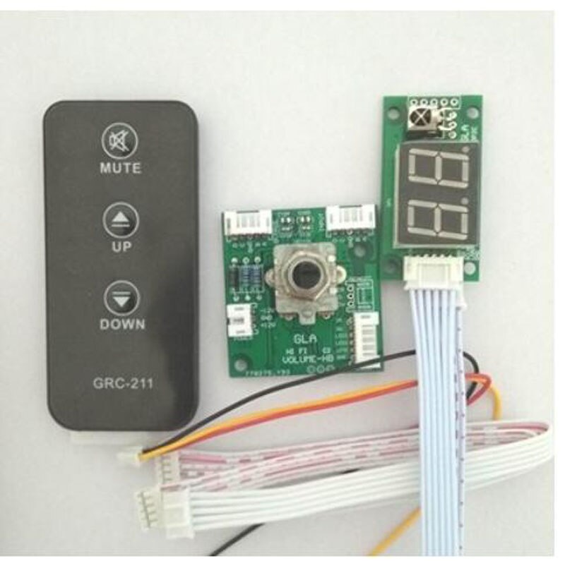 HIFI 4 channel 8 channel Remote volume control 2CH differential balance Digital Potentiometer W led Display FOR POWER Amplifier