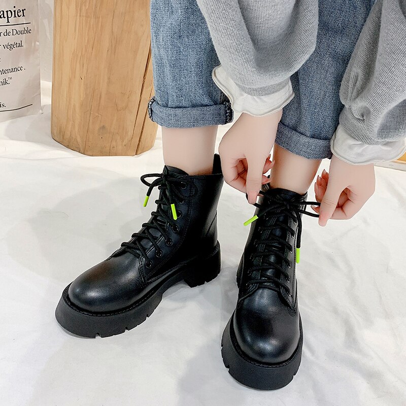 Dameslaarzen herfstlaarzen dames lage hak winterschoenen ronde neus luxe laarzen dames halfhoge