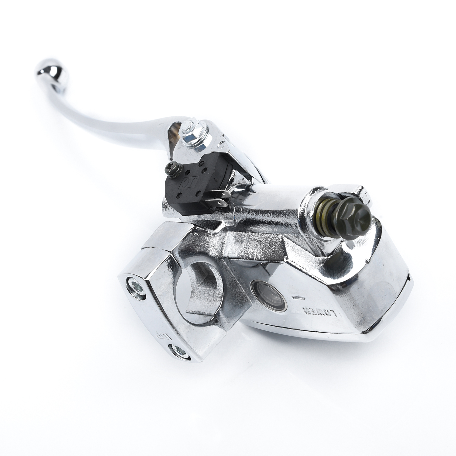 Tilbehør kobling motorcykel håndtag dele styr udskiftning 1 par krom bremse sølv praktisk