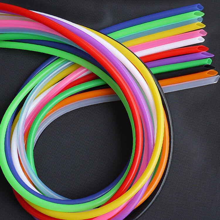 Tube de Silicone Flexible coloré ID 3mm x 5mm OD alimentaire Non toxique boisson eau tuyau en caoutchouc lait bière tuyau souple connecteur