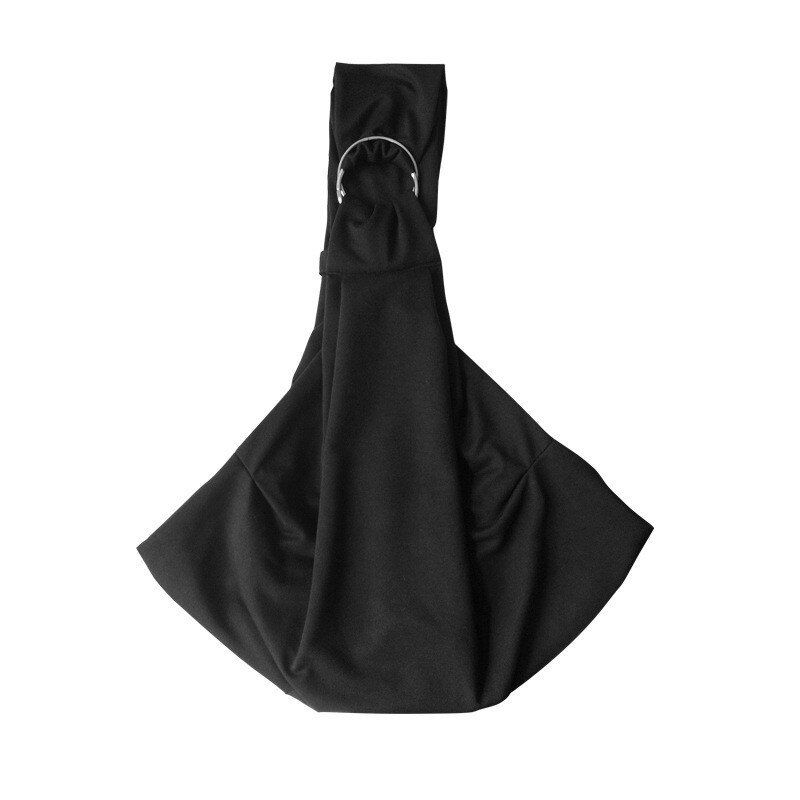 Benepaw Adjustable Two-side Useable Small Dog Sling Backpack Breathable Puppy Dog Travel Bag Pet Sling Carrier Security Lock: Black