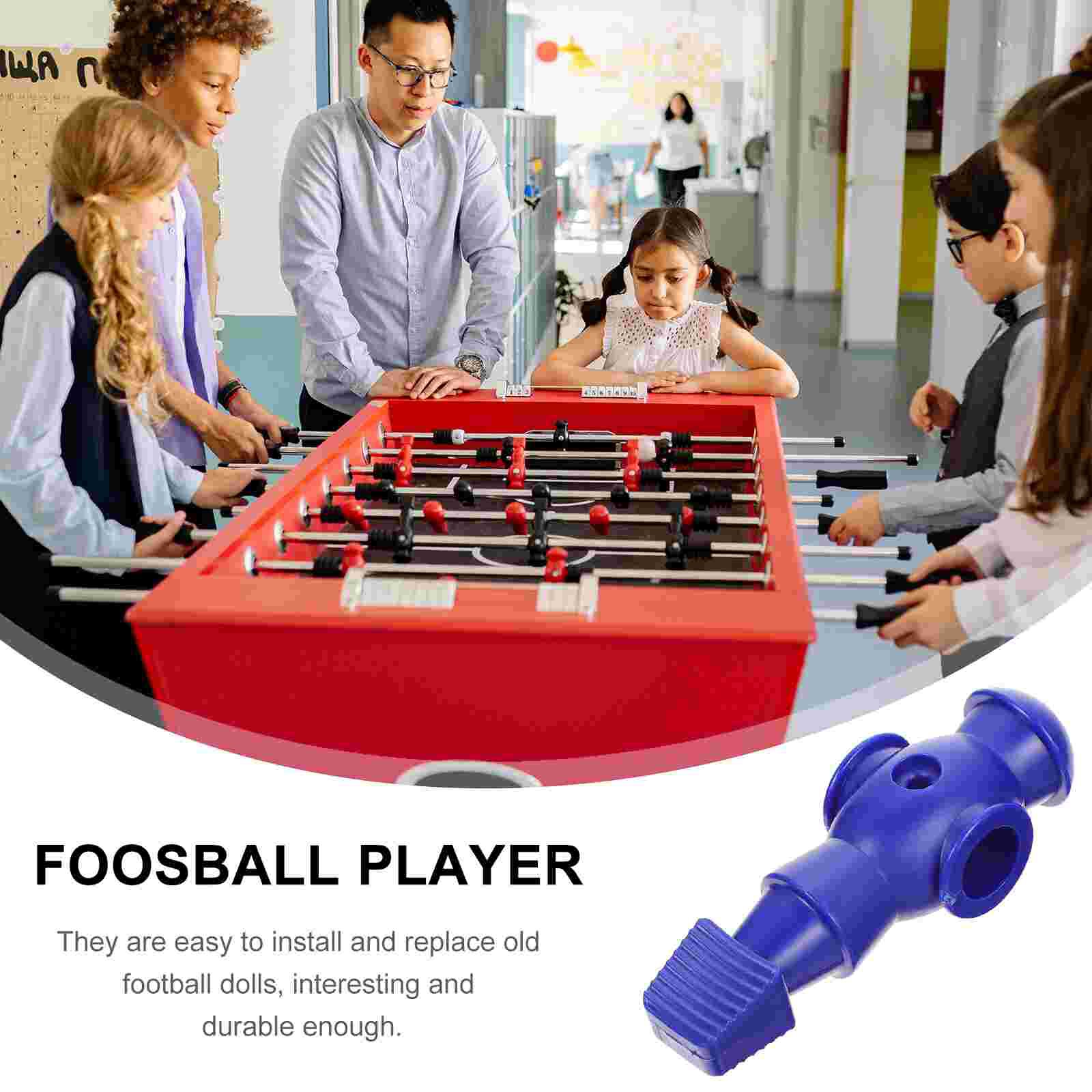 4Pcs Table Football Game Accessories Foosball Mechanical Dummy Soccer Player