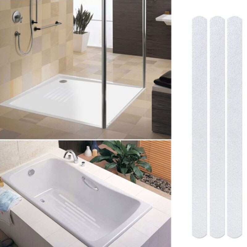 La bande antidérapante transparente de baignoire est autocollant imperméable et non marqué