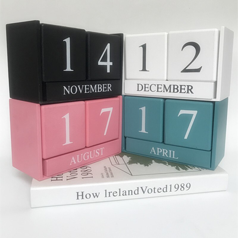 Eeuwigdurende Kalender - Houten Zonnewijzer - Fotografie Props - Woondecoratie Ornamenten