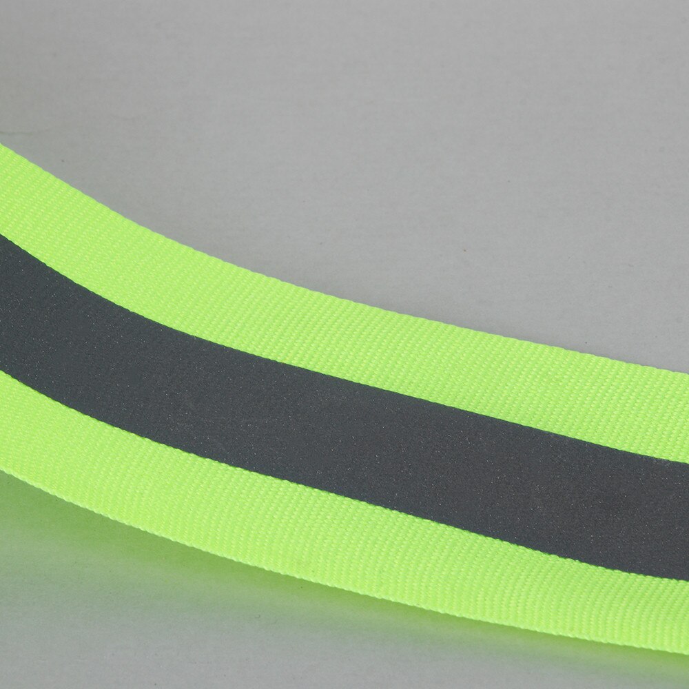 5M High Visibility Safety Reflective cloth DIY Fluorescent webbing sewing on Reflective Tape For Clothing Warning Safety Trim