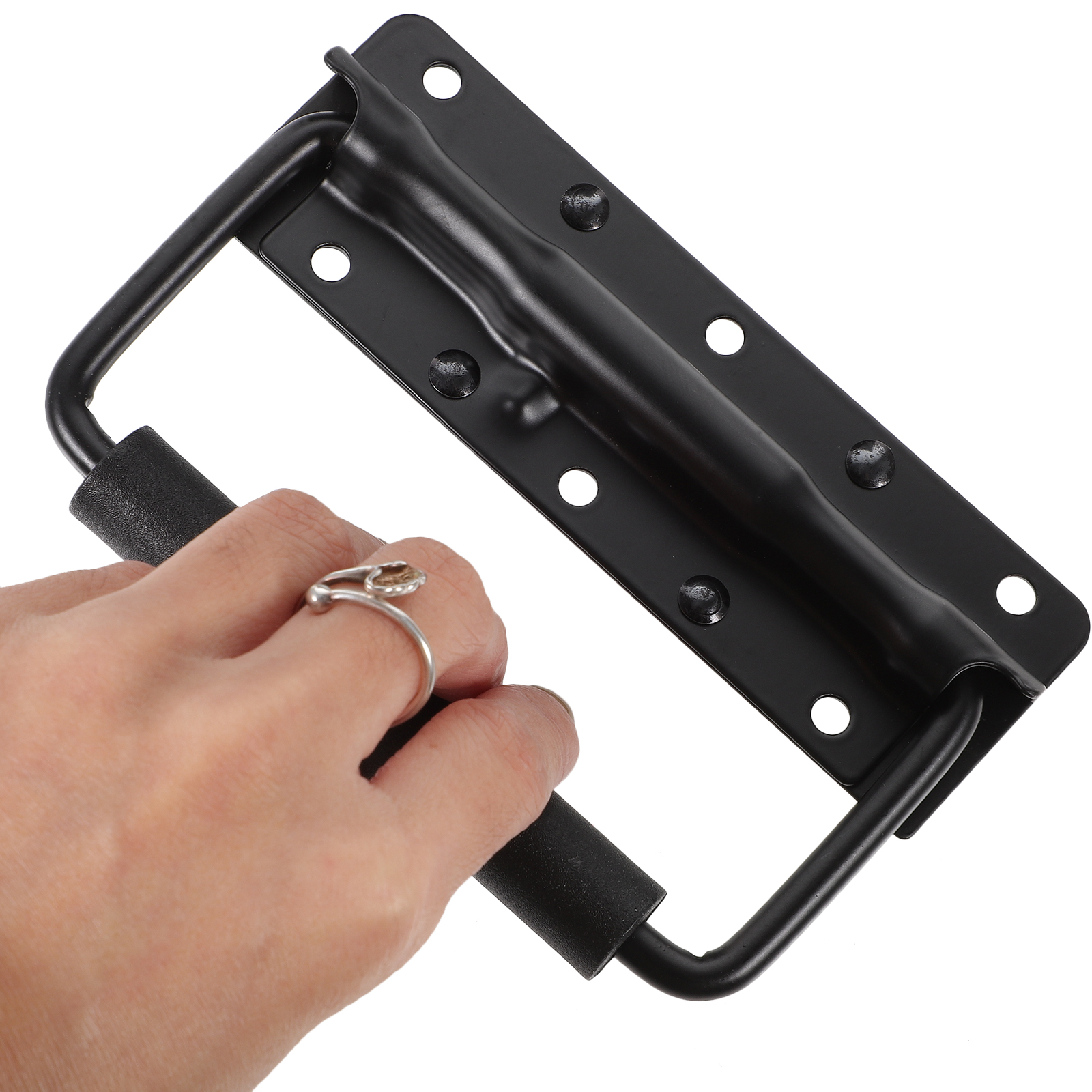 2Pcs Tool Box Handle Spring Loaded Carry Handles Heavy Duty Metal Case Handles Wooden Box Handles Pull Handles Cabinet Pulls: Default Title