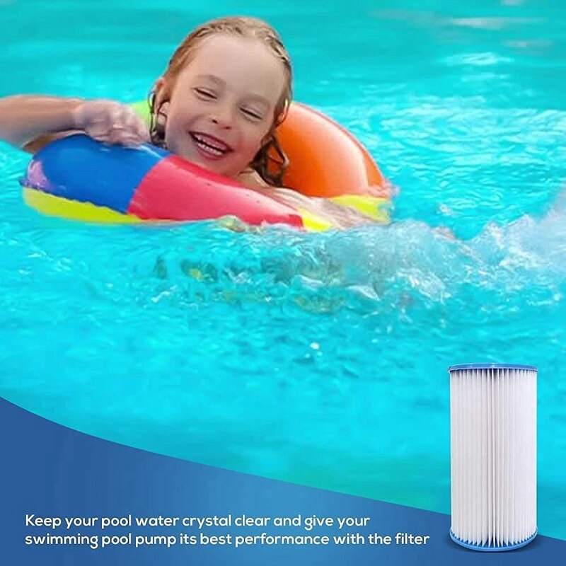 Cartucho de filtro de repuesto tipo a, Compatible con piscinas INTEX, para 29000, paquete de 6