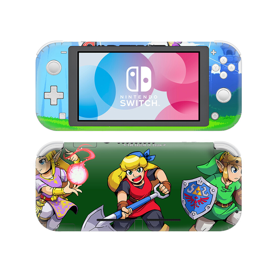 Pegatina de piel de vinilo para Nintendo Switch Lite NSL película protectora calcomanía cubierta de pieles