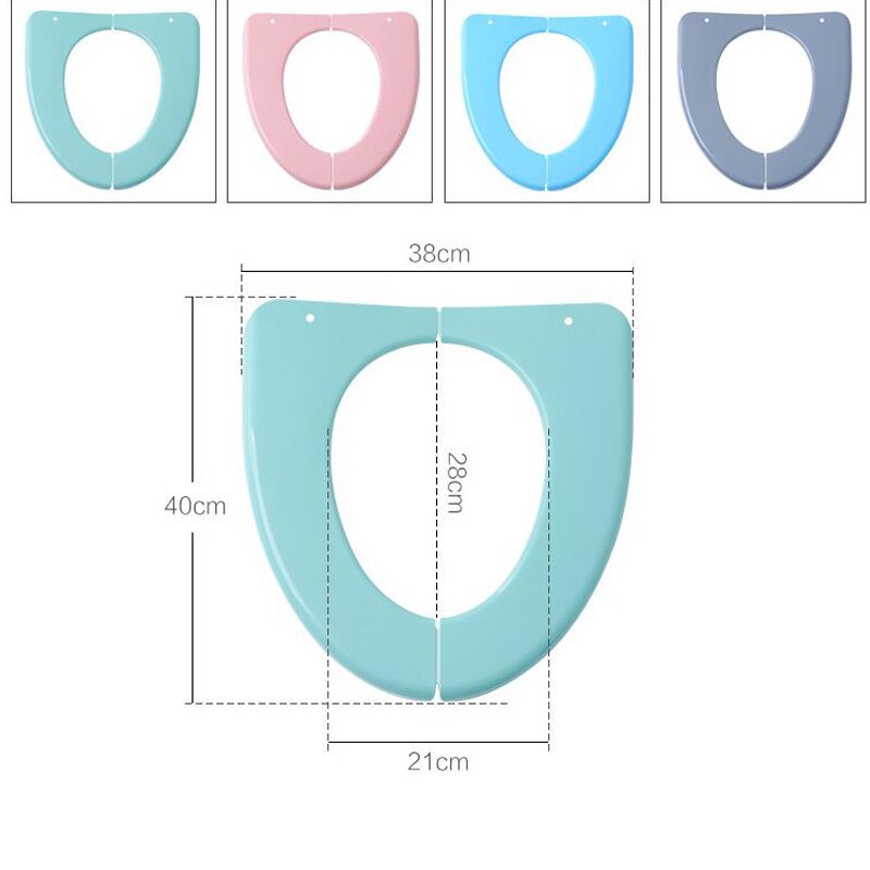 Reizen Toilet Seat Mat Vouwen Potje Seat Pad Mat Waterdicht Herbruikbare Volwassen Toilet Seat Deksel Cover Sanitair Toliet Seat Cover