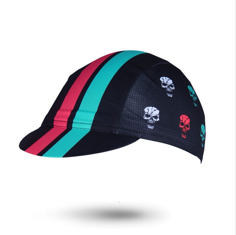 Cykelkasketter pro team ring frankrig kasket mænd ciclismo hovedbeklædning sol uv hat mtb cykel cykelhjelm indvendig kasket: Kraniet colofrul