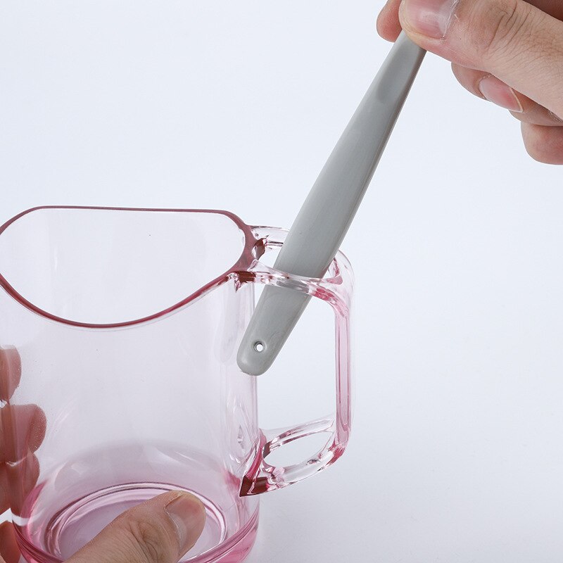 Transparent Wash Cup Household Plastic Toothbrush Cup With Handle Couple Toothbrush Cup Student Mouthwash Cups LC387