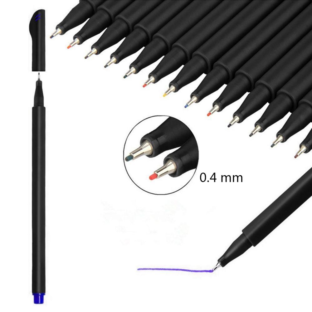 12/24/36/48/60/100 kleuren markers fineliner pen set viltstift kunstmarker set tekenen schets manga kalligrafie marker