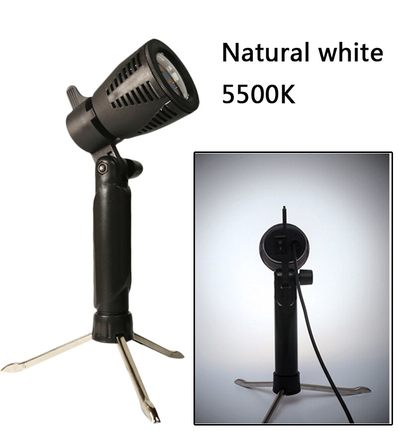 Bordfotograferingslampe som skal brukes til å fotografere små gjenstander kontinuerlige lyskilder naturlig 12 lysdioder hvit  ac 220v 110v: Varm hvit