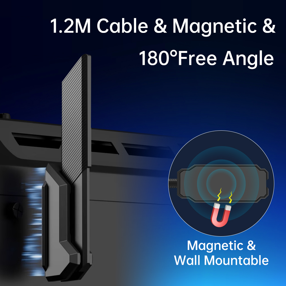 Antenna wifi esterna wifi 6e 2.4g/5g/6g ricevitore di segnale magnetico regolabile 12 dbi ad alto guadagno