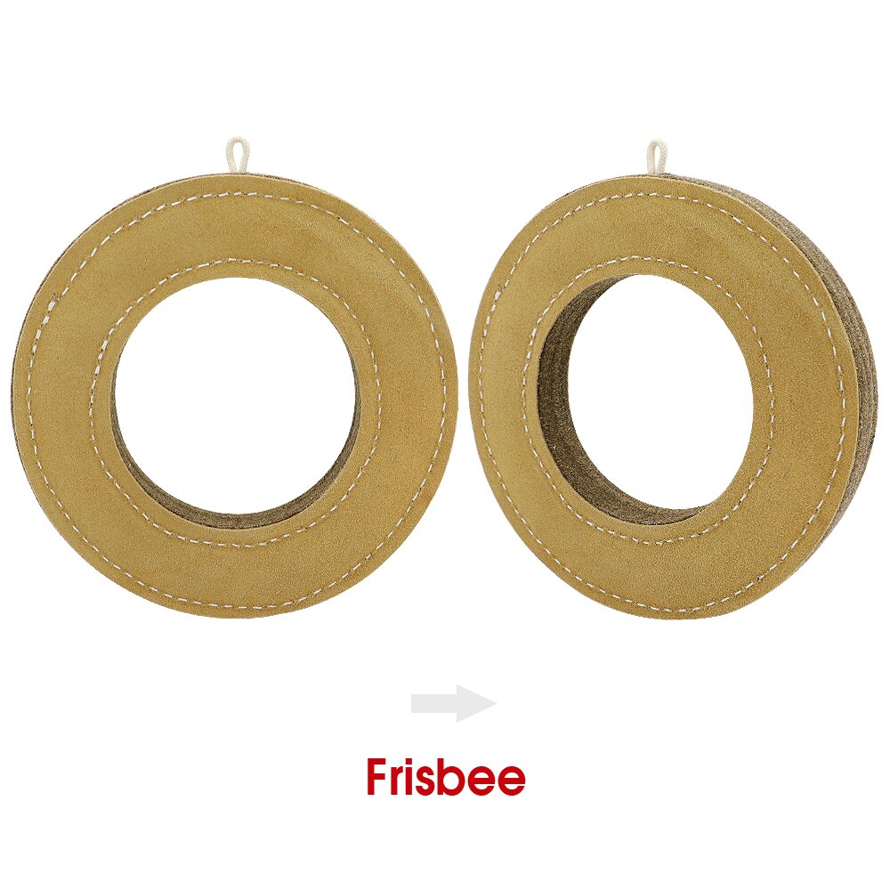 Durable Dog Bite Tug Toy Cute Dogs Chew Toys Beef Suede Pet Training Products Small Large Dogs Biting Playing Teeth Cleaning: Frisbee