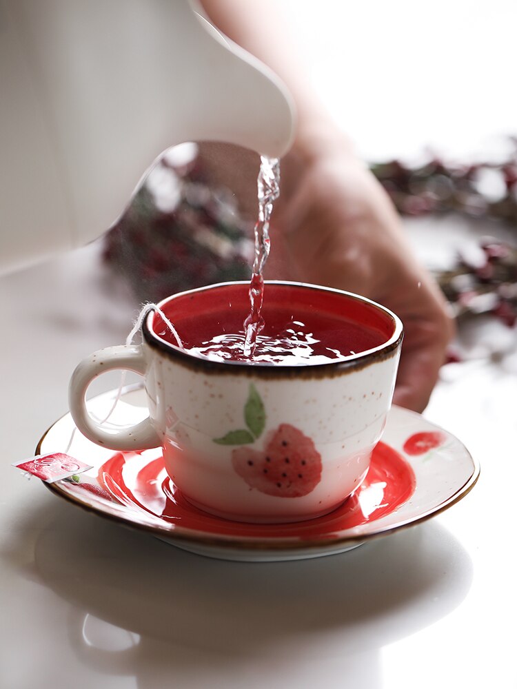 Japansk kop håndlavet nordisk tallerkensæt miljøvenligt køkkenredskab kop tazas cafe hjemme drikkevarer  db60bd