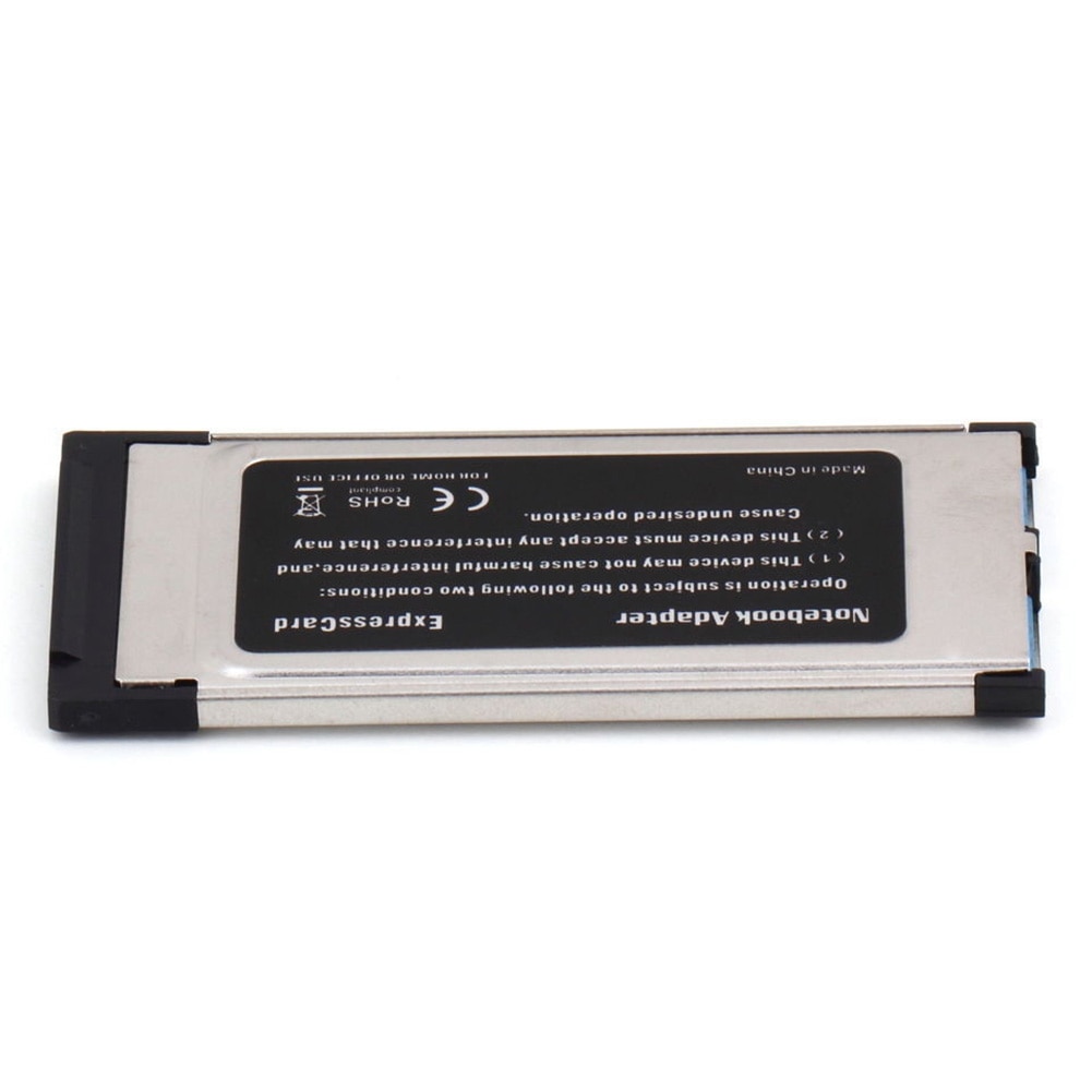 Durable Computer Notebook High Speed Adapter Stable Home Converter 2 Port 34MM Accessory Express Card Laptop USB 3.0