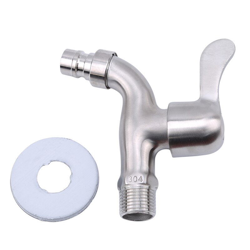 Stainless Steel Washing Machine Mouth Stainless Steel Washing Machine Faucet Nozzle Balcony Mop Pool Faucet Into The Wall Faucet