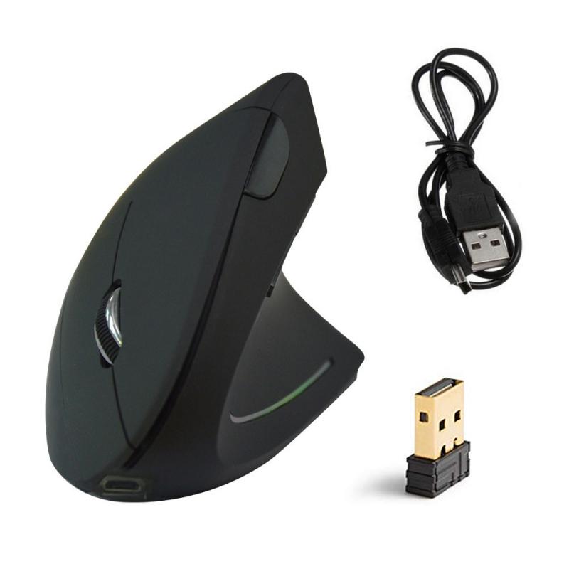 Per il COMPUTER Portatile Desktop 2.4GHz Mouse Da Gioco Wireless USB Ricevitore Pro Gamer Mouse Pinna di Squalo Ergonomico Verticale Mouse Senza Fili Del Mouse: Charging Type