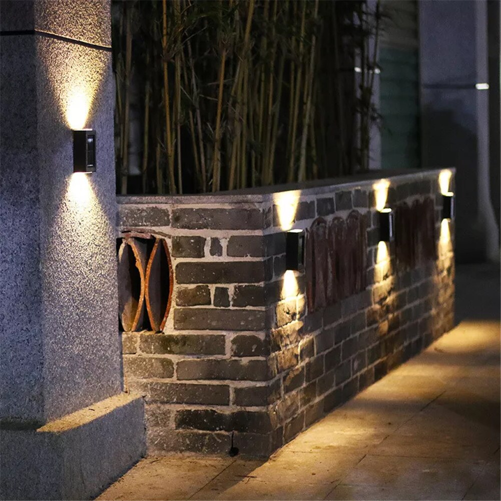 Smart Solar Led Outdoor Light Waterdicht Tuin Decor Lampen Voor Balkon Binnenplaats Straat Muur Licht Tuin Outdoor Solar Lamp