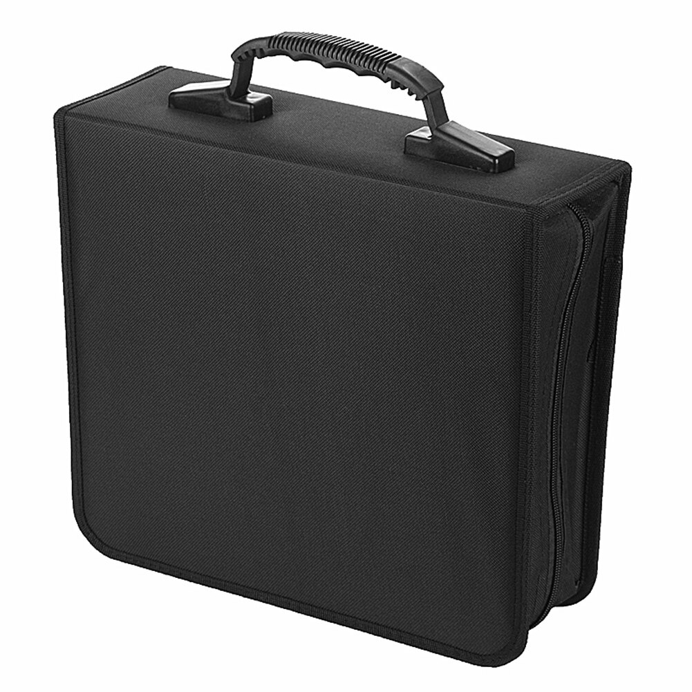 Oxford – sac en tissu pour CD et DVD, mallette de transport de grande capacité, organisateur de disques et d&#39;albums, mallette de rangement des médias