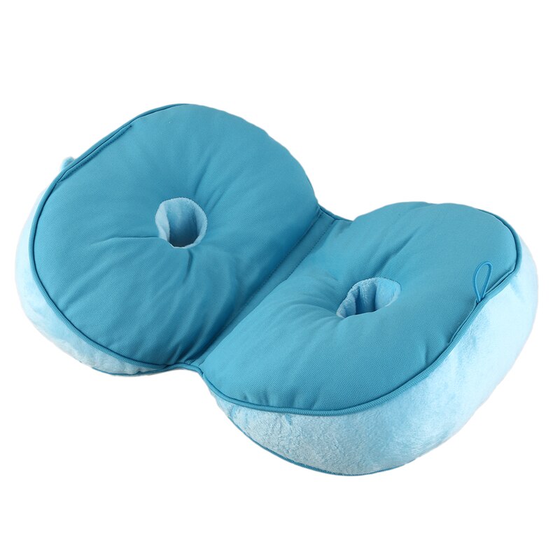 Multifunctionele Dual Comfort Zitkussen Hip Lift Zitkussen Mooie Butt Zitkussen Comfy Voor Huis Blauw