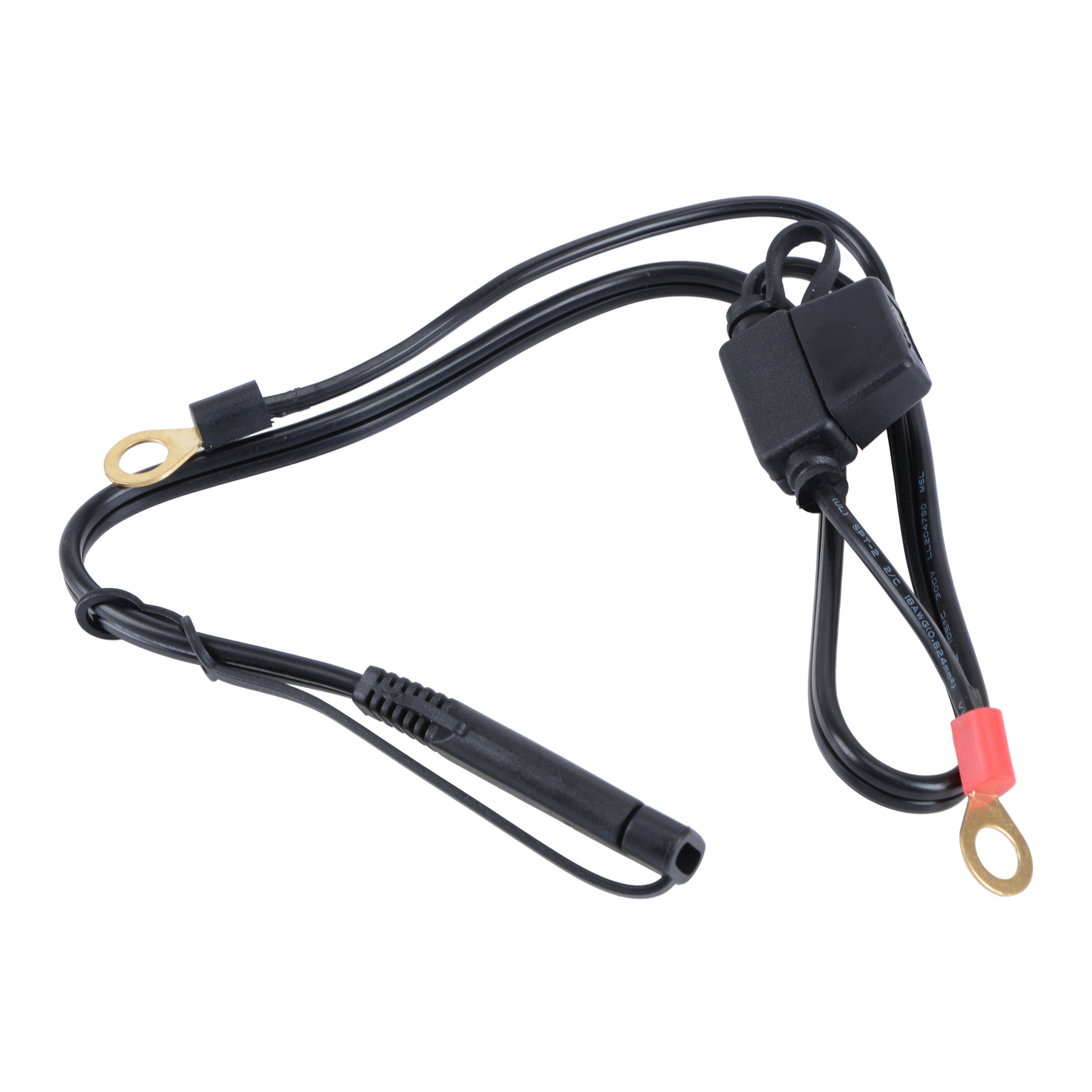 12V Motorcycle Battery Charger Terminal Ring Connector Cable Harness SAE Adapter Motorcycle Battery Output Connector