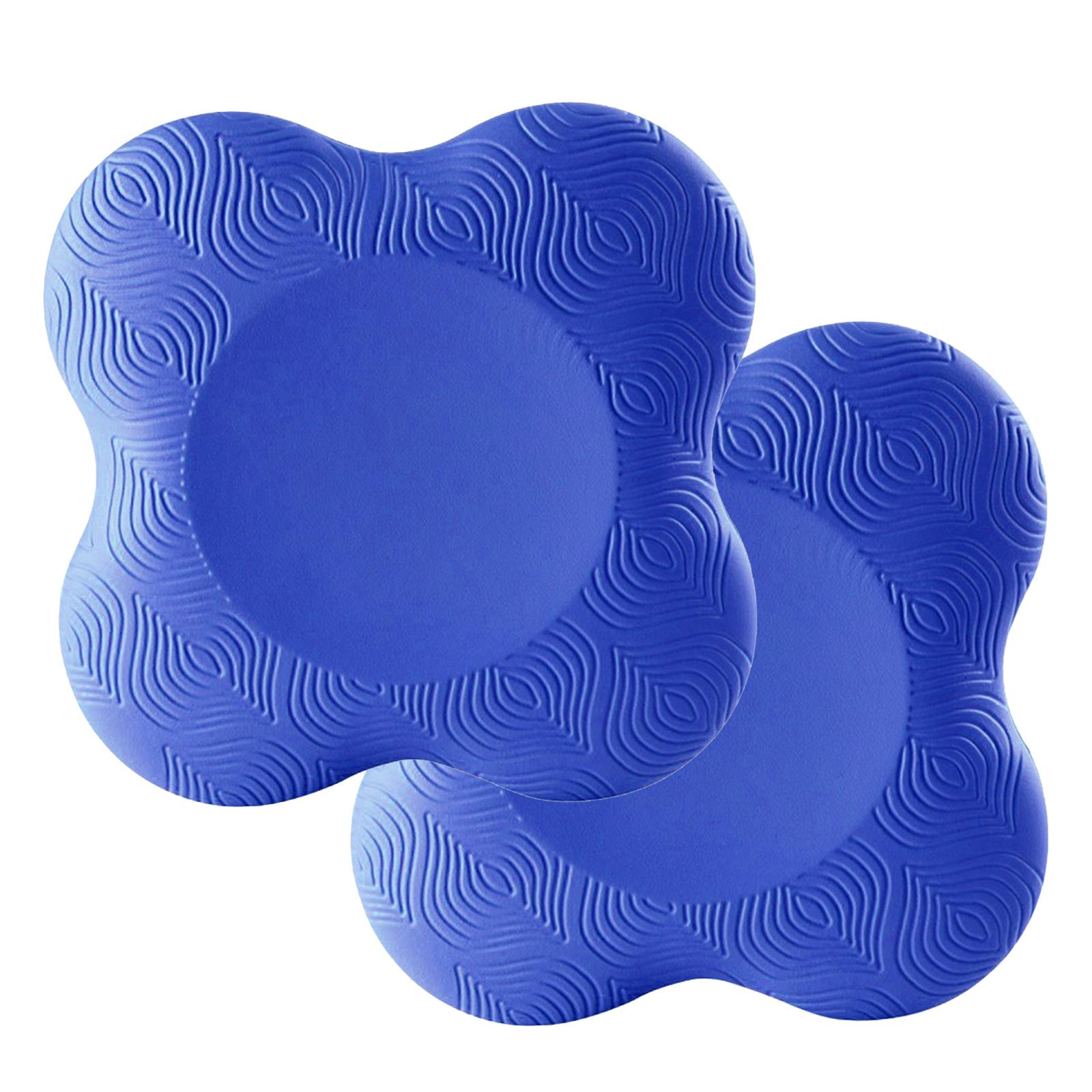 2Pieces Yoga Elbow Mat Knee Pad Thick Workout Plank Travel Gym 20x20cm