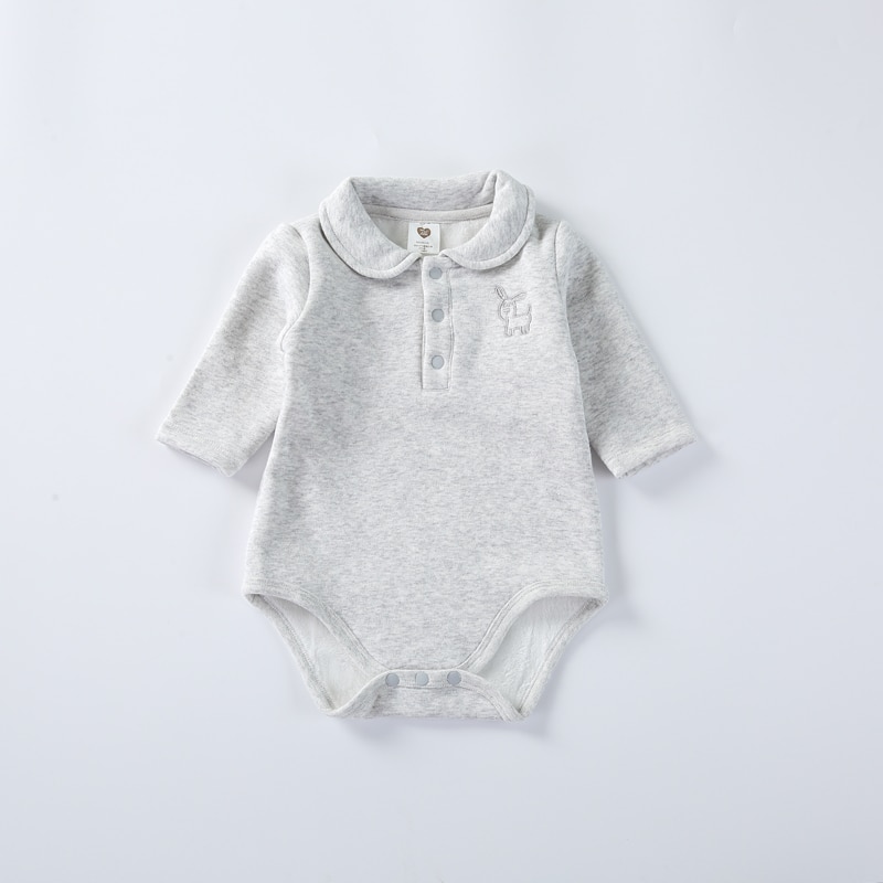 Baby Bodysuit Lange Mouwen Kleding Dikke Warme Kinderen Kleding Baby Meisjes Jongens Kleding Kinderen Jumpsuit 100% Katoenen Baby Overalls